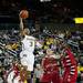 Michigan sophomore Trey Burke scores in the first half of the game against Saginaw Valley State on Monday. Michigan leads 43-20. Daniel Brenner I AnnArbor.com